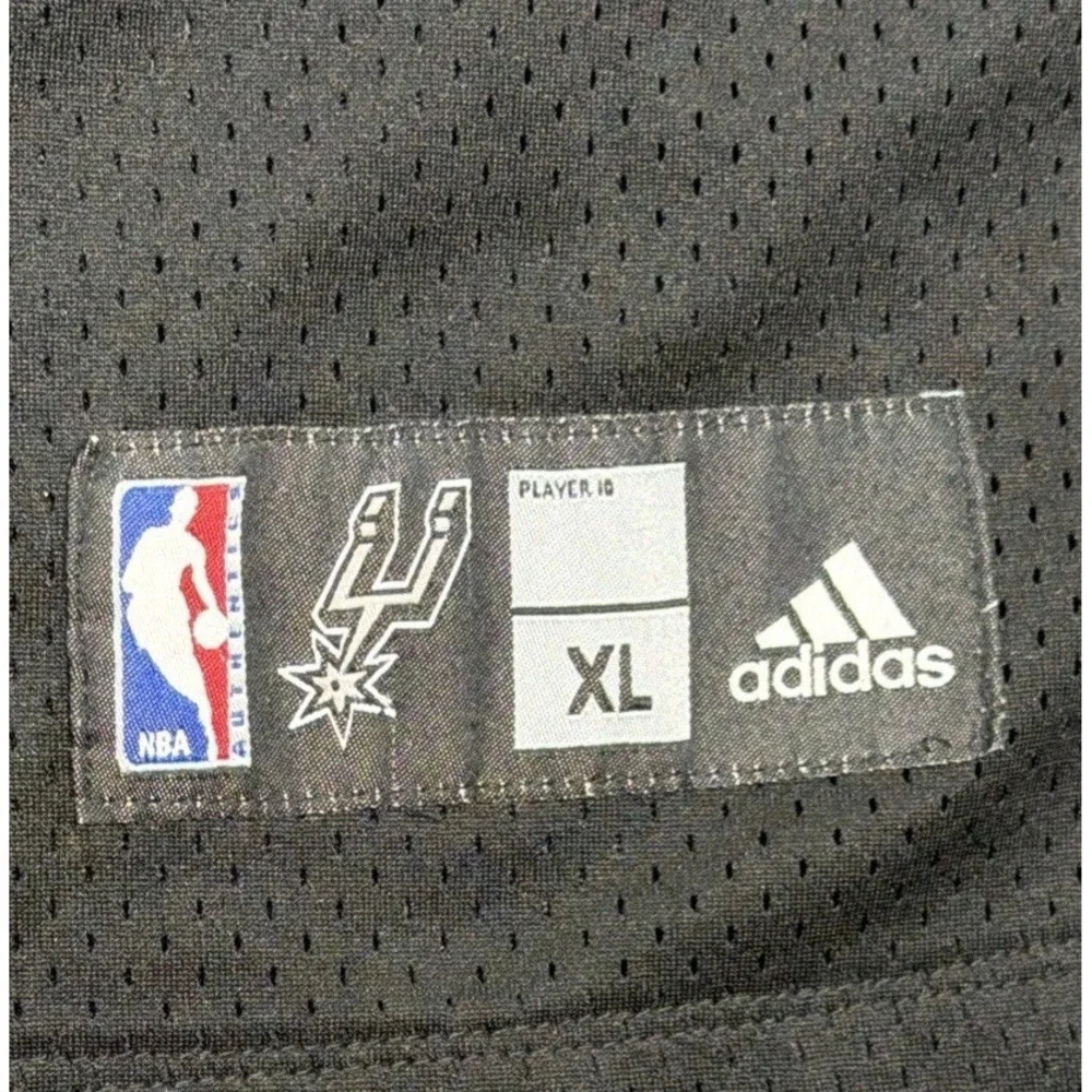 Vintage Manu Ginobili San Antonio Spurs Reebok NBA Stitched Jersey Sz. XL EUC